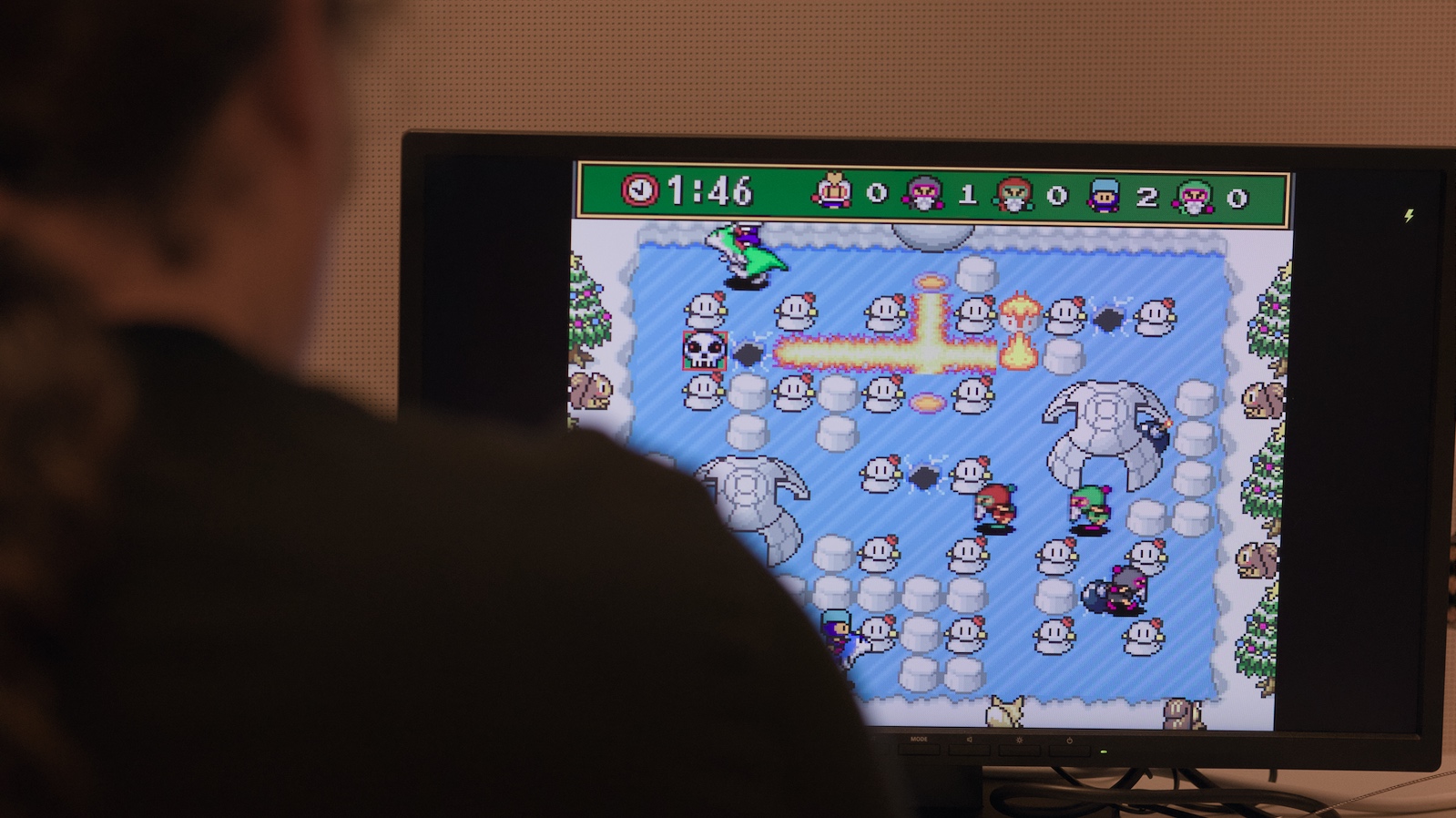 Arcade Operation Center im Hackcenter im Keller